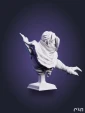 бюст Разиэль Raziel из игры Пожиратель душ Soul Reaver под покрас 9,7 см