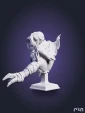 бюст Разиэль Raziel из игры Пожиратель душ Soul Reaver под покрас 9,7 см