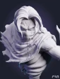 бюст Разиэль Raziel из игры Пожиратель душ Soul Reaver под покрас 9,7 см