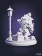 Альфонс Элрик Alphonse Elric из аниме Стальной алхимик Fullmetal Alchemist под покрас 7.2 см