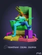 Джонни Сильверхенд Johnny Silverhand из игры Cyberpunk 2077 под покрас 17.4 см