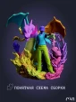 Ред, дракон и Пикачу из аниме Покемон Pokemon под покрас 25 см