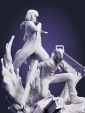 Макима и Дэндзи Makima & Denji из аниме Человек-бензопила Chainsaw Man под покрас 25 см