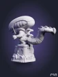 чибик Чужой Xenomorph из фильма Чужой Alien под покрас 6.9 см
