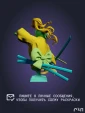 бюст Кот-воин Neko Warrior от студии NomNom под покрас 11.2 см