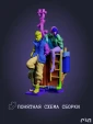 Люси и Дэвид Lucy & David из аниме Киберпанк Cyberpunk: Edgerunners под покрас 20 см