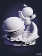 чибик Астро Бот Chibi ASTRO BOT под покрас 8.8 см