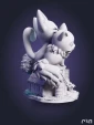 чибик Джиджи из аниме Ведьмина служба доставки Kiki s Delivery Service под покрас 9.1 см