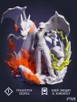 Ред, дракон и Пикачу из аниме Покемон Pokemon под покрас 23 см