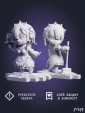 Рем и Рам Rem & Ram из аниме Re:Zero. Жизнь с нуля в альтернативном мире под покрас 5.4 см