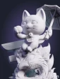 чибик Турбо кот Chibi TurboCat из аниме Дандадан Dandadan под покрас 7.6 см