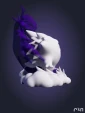 Покемон Генгар Gengar из аниме Pokemon под покрас 7,9 см