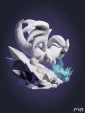 дракона Blue Eyes White Dragon из аниме YU GI OH под покрас 9,1 см