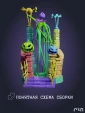 Джек Скеллингтон Jack Skellington из фильма Кошмар перед Рождеством под покрас 25 см