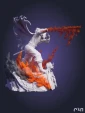 Ренгоку Rengoku из аниме Клинок, рассекающий демонов Demon Slayer под покрас 23,8 см