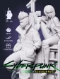 Люси и Дэвид Lucy & David из аниме Киберпанк Cyberpunk: Edgerunners под покрас 25 см