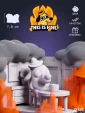 чибик Это нормально из мема мем This Is Fine под покрас 7 см
