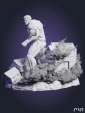 Бронированный титан Armored Titan из аниме Атака титанов Attack on Titan под покрас 18 см