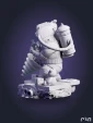 чибик Большой Папочка вышибала Chibi Big Daddy Bouncer из игры BioShock BioShock под покрас 11.8 см