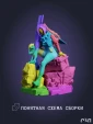 Триггер из игры Zenless Zone Zero под покрас 35 см