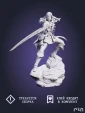 Охотница из игры Monster Hunter под покрас 20 см