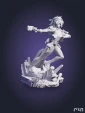 Чжу Юань из игры Zenless Zone Zero под покрас 20 см
